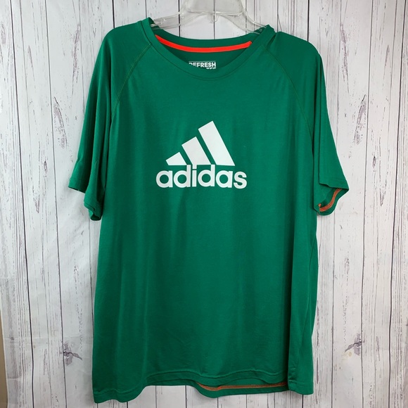 green adidas shirt mens